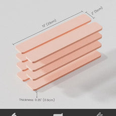 Cork Board Alternative Felt Strip Board 8-Pack 13