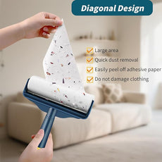 Large Lint Roller Refills for Pet Hair 6.3 Inch 360 Sheets Extra Sticky Fluff Roller Supplement for Cat and Dog Hair Removal Clothes Carpet Couch Floor Remove dust