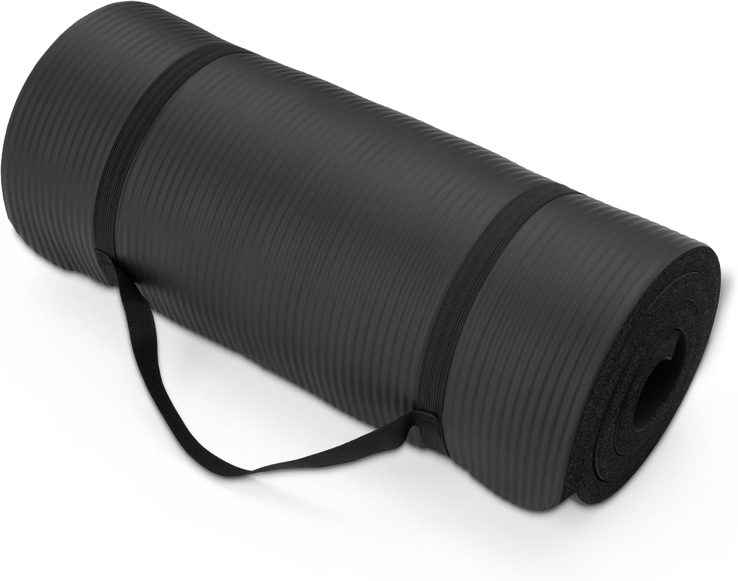 Amazon Basics Extra Thick Exercise Yoga Mat with Carrying Strap Dormly