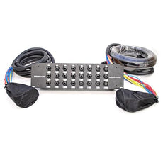 Seismic Audio - SARMSS-24x1530 - 24 Channel XLR TRS Combo Splitter Snake Cable - 15' and 30' XLR trunks