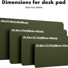 YSAGi Double-Sided Desk Pad, 35.4