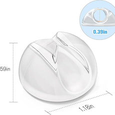 12 Pack Cable Clips, Znben Clear Cord Organizer Holder Adhesive Cord Management Charger Wire Holder Clips for Desk, Home, Office, Car, Cubicle, Nightstand