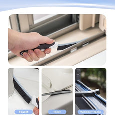 Crevice Cleaning Brushes, Scrub Brush for Hard to Reach Small Space, Home Essentials, Cleaning Supplies, Cleaning Tools for Household Use, Bathroom, Shower, Kitchen, Toilet, Window (3, Blue)