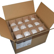 Amazon Basics A19 LED Light Bulbs 60 Watt Equivalent, Warm White (3000K), Energy Efficient 9W, Non-Dimmable, 10,000 Hour Lifetime, 24 Count (Pack of 1)