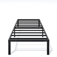 Metal Bed Frame Twin Size - 14 Inch Heavy-Duty Twin Platform Bed Frame No Box Spring Needed, Easy Assembly, Noise-Free, Sturdy Mattress Foundation, Underbed Storage Space