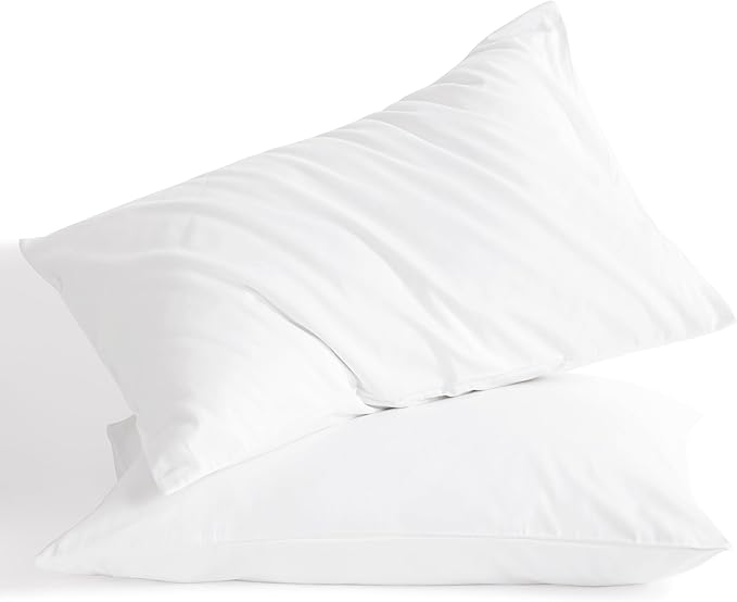 NTBAY King Cotton Pillowcases - Envelope Closure 20x36 Pillowcases Set of 2, Breathable and Soft Bed Pillow Cases, Cream