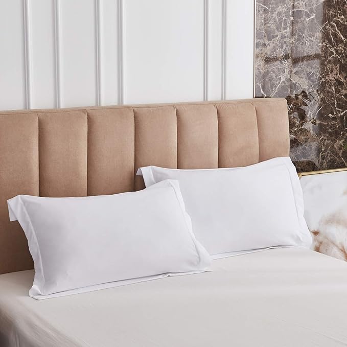 HIG 3pc Down Alternative Comforter Set - All Season Reversible Comforter with Two Sham - Quilted Duvet Insert with Corner Tabs - Box Stitched - Breathable, Soft, Fluffy (Twin/Twin XL, Pure White)