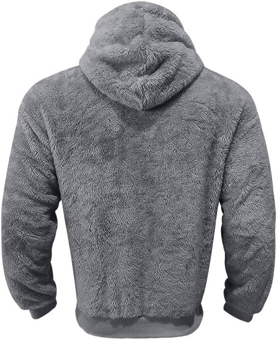 Men's Oversized Winter Soft Casual Sweatshirt with Double Sided Brushed Interior Cozy Gift for Holiday Season