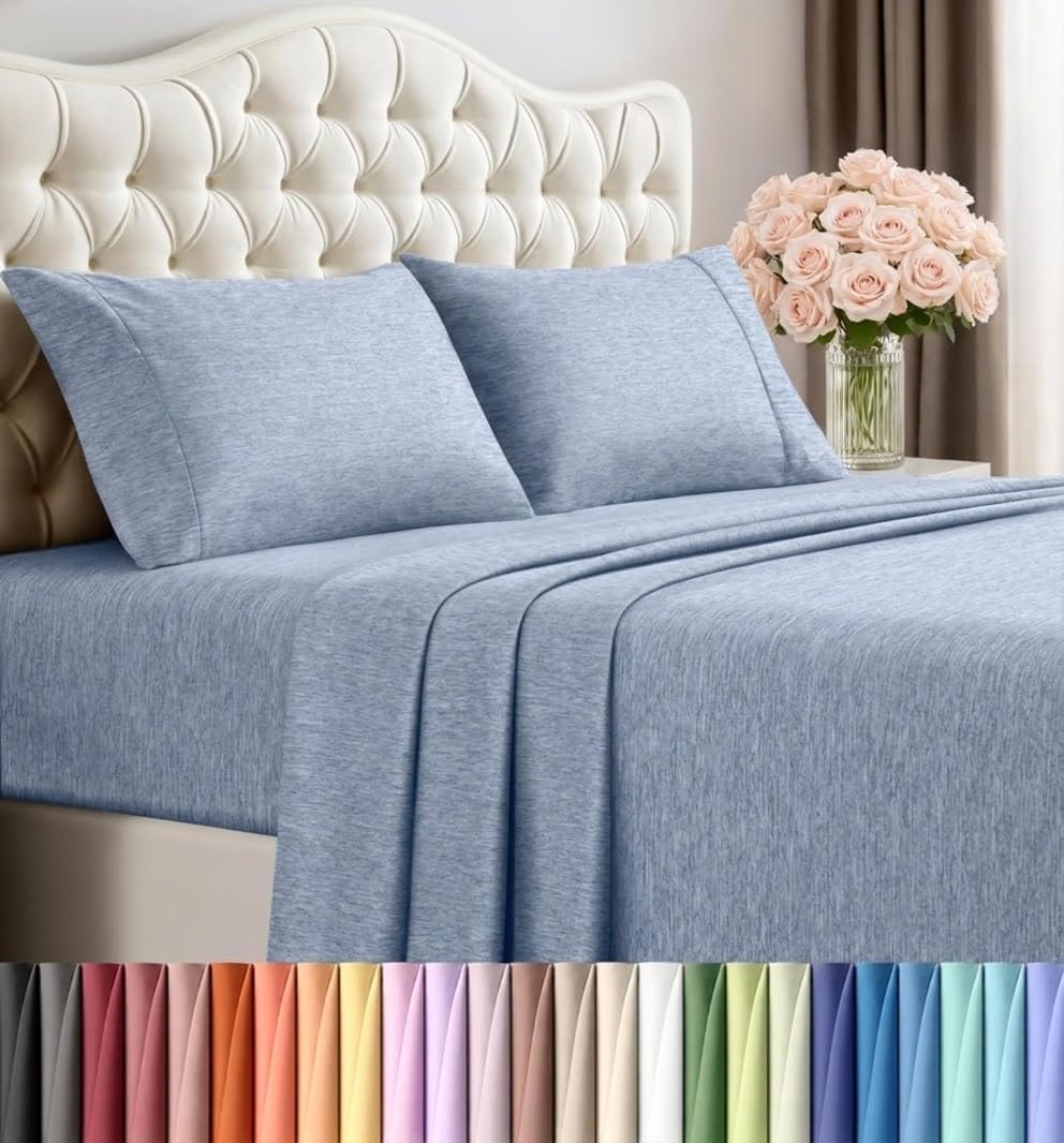 Utopia Bedding Queen Size Sheet Set – 4 Piece Bed Sheets, Soft and Breathable Microfiber, Includes 1 Fitted Sheet, 1 Flat Sheet and 2 Pillowcases – Oeko Tex (Grey) Dormly