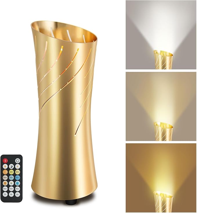 Uplighting Indoor Floor Can Light, 2700K to 6500K Up Lights Indoor with Remote & Timer, 3 Color Temperatures Accent Lighting Spot Lights Indoor for Home Plant Picture, 5.9ft Cord, 1 Pack