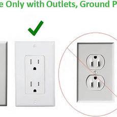 Smart Sleek Socket: Universal Outlet Concealer with Wi-Fi Smart Power Strip