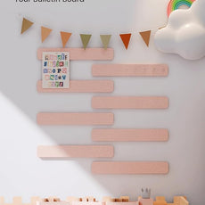 Cork Board Alternative Felt Strip Board 8-Pack 13