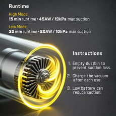 Fanttik Slim V10 APEX Cordless Car Vacuum, 4-in-1 Portable Mini Handheld Vac, 19kPa Suction Power, Upgraded Smart Digital Display, 2 Suction Modes for Small Jobs, Car, Office Desk, Keyboards (Red)