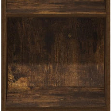 Furinno LUDER Book Shelf, 3-Cube Bookshelf, Bookcase with Open Shelves, 9.3 x 12 x 31.5, for Living Room, Bedroom, Home Office, Amber Pine