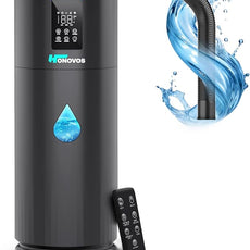Humidifiers for Large Room Home Bedroom 2000 sq.ft. 17L/4.5Gal Large Humidifier with Extension Tube & 4 Speed Mist,Top Fill Wholehouse Humidifier with 360°Nozzle for Plant Commercial Greenhouse(Black)
