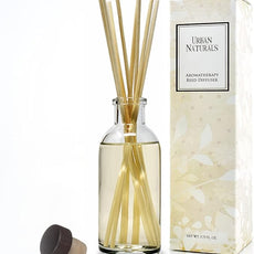 Urban Naturals Gardenia Blossoms Reed Diffuser Set with Jasmine, Gardenia, Ylang Ylang Scent Notes for a Continuous Air Freshener Scent