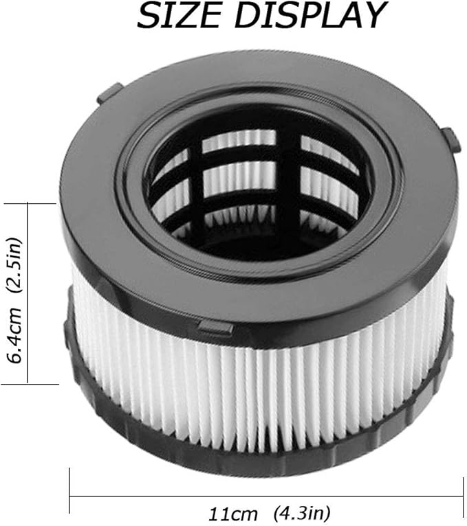 4 Pack HEPA Filter Replacement Compatible with DEWALT Wet Dry Vacuum DC5151H DC515 DCV517 DCV517B-with 2 Cleaning Brushes by Beilan