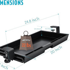 EHO Under Desk Slide-Out Storage Drawer, Large 20