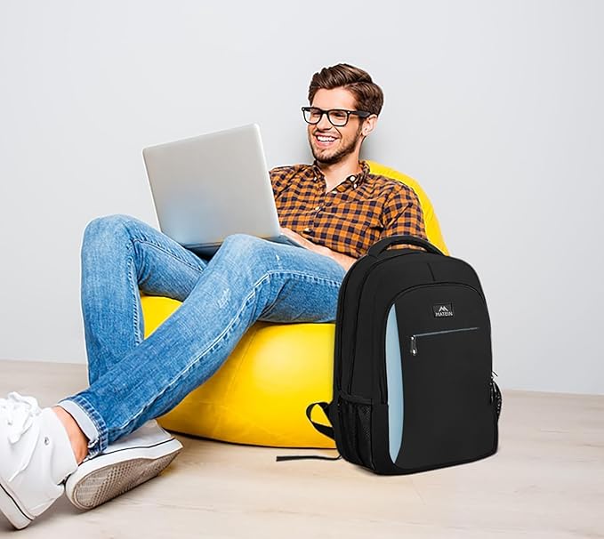 MATEIN Travel Laptop Backpack for Men, Business Anti Theft Slim Sturdy Laptops Backpack with USB Charging Port, Water Resistant College Computer Bag Gift for Women Fits 15.6 Inch Notebook