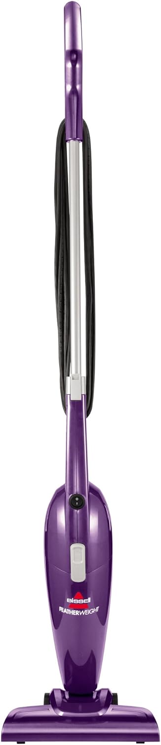 Bissell 2033M Featherweight Stick Lightweight Bagless Vacuum and Electric Broom with Crevice Tool for Hard Floors and Carpets, Blue Dormly