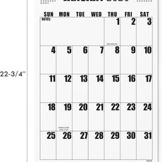 Wall Calendar 2026, Nekmit Calendar 2026 from January 2026 - December 2026, 22 3/4