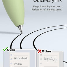 16 Pcs Gel Pens, 0.7mm Fine Point Smooth Writing Pens, Black Quick-Dry Long Lasting Fidge Pens for Journaling, Office, Note Taking, School Supplies, Nurse Aesthetic Pens（Gradient-Black Ink）