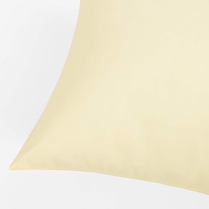 FLXXIE Microfiber Pillow Cases Standard Size, Soft Pillowcases with Envelope Closure, Wrinkle, Stain Resistant Pillow Covers, 20x26, Ivory