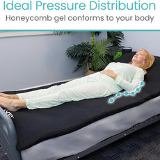 Vive Cooling Gel Mattress Topper - Honeycomb Gel Bed Pad for Hot Sleepers (Twin XL) - Ultimate Comfort and Support Mattress Topper for Twin Size Beds - Cooling, Pressure Relief