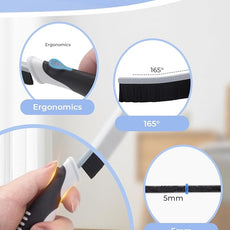 Crevice Cleaning Brushes, Scrub Brush for Hard to Reach Small Space, Home Essentials, Cleaning Supplies, Cleaning Tools for Household Use, Bathroom, Shower, Kitchen, Toilet, Window (3, Blue)