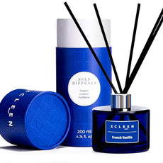 Reed Diffuser Set, 6.7Oz French Vanilla Scented Oil Diffuser for Home & Office Decor, Air Freshener for Anyroom
