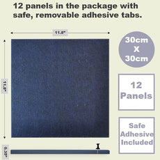 Blue Felt Bulletin Board 47