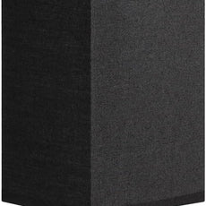 aooshine Black Small Table Lamp - Bedside Lamp for Bedroom, Minimalist Nightstand Light with Black Base