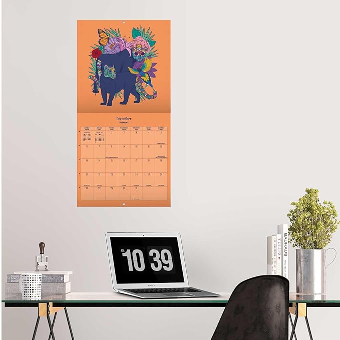 Frida Kahlo Wall Calendar 2026 12" x 12" FSC® Plastic Free - Starts Week On Sunday | Family Planner Art Calendar 2026 | Frida Kahlo Gifts