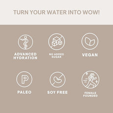 Cure Hydration | Plant-Based Electrolyte Drink Mix | No Added Sugar | Dehydration Relief Powder Made with Coconut Water | Non-GMO | Vegan | 28 Servings Jar - Blood Orange