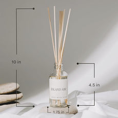 Sweet Water Decor Farmhouse Reed Diffuser Set - Apple, Orange, Pumpkin, Fall Scented Air Freshener - Scent Diffusers for Home, Long Lasting Fragrance, Made in The USA