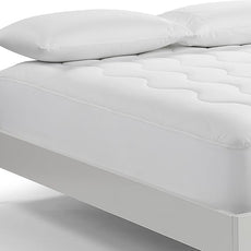 Serta Air Dry Extra Comfort Performance Fabric Quilted Mattress Pad, Cooling and Breathable Mattress Cover, Moisture Wicking Protection with 15