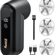 Fabric Shaver and Lint Remover for Clothes, Rechargeable Lint Shaver with LED Display & 6-Blade, Sweater Shavers to Remove Pilling, Fuzz Remover Fabric Shaver for Clothes and Furniture