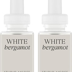 Pura x Studio McGee Home Scent Refill - Smart Air Diffuser - Up to 120-Hours of Luxury Fragrance per Refill - Home Essential - Clean & Safe Diffuser Fragrance - 2 Pack, White Bergamot