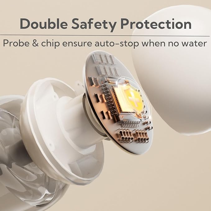 Portable Small Humidifier Dual Nozzle - Large Cool Mist Humidifiers Double Spray Ports, Water Shortage Protection, Ultra-Quiet, Mini Humidifier for Bedroom Plants Office Car Travel (P06)