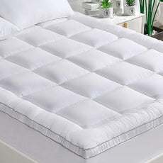 GRT Pillowtop Mattress Topper Twin Size, Rayon from Bamboo Mattress Cover Padded with 900gsm 3D Snow Down Alternative Filling, Extra Thick Mattress Pad Twin for Back Pain
