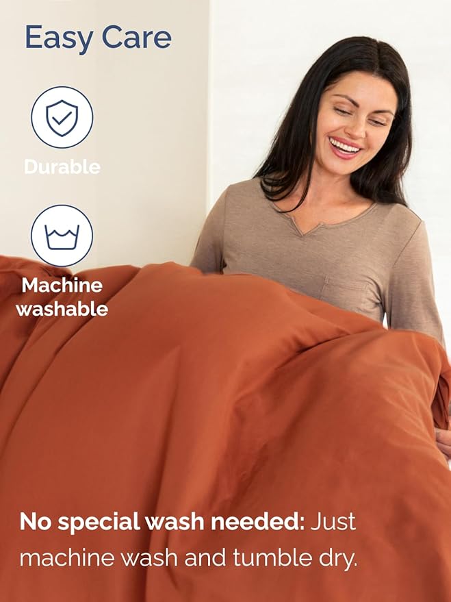 Extra Deep Pocket King Sheets - 4 Piece Breathable & Cooling Bed Sheets - Hotel Luxury Bed Sheet Set - Soft, Wrinkle Free & Comfy - Easily Fits Extra Deep Mattresses - Deep Pocket Terracotta Sheets