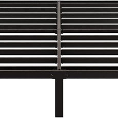 10 Inch King Bed Frame with Rounded Corner Legs, 2000 LBS Heavy Duty Metal King Size Platform Bed Frame No Box Spring Needed, Noise Free, Easy Assembly, Black
