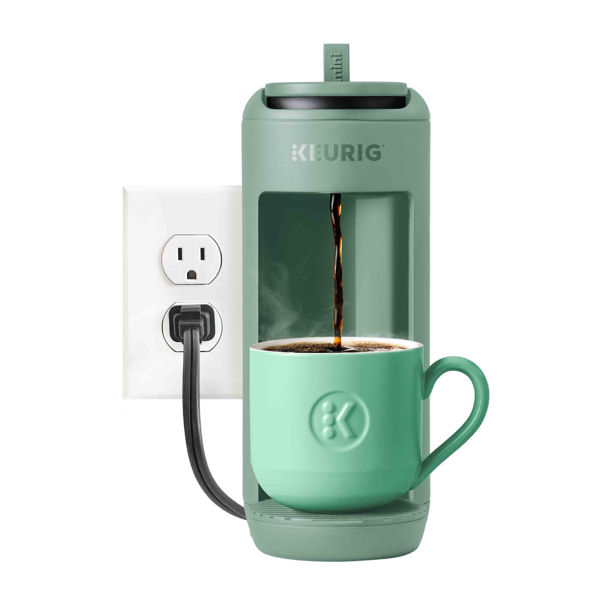 Keurig K-Mini Mate Single Serve K-Cup Pod Coffee Maker, Brews Up to 12 oz Cup, Compact Portable Coffee Machine for Small Spaces, Great for Dorms & Offices, Pink Sands Dormly