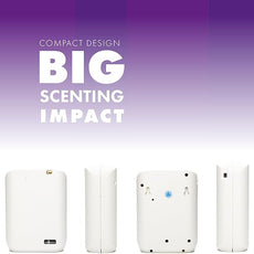 Smart Nebulizing Aromatherapy Scent Diffuser - Waterless Aroma Machine Perfect Air Freshener for Hotel Rooms, Homes or Offices, App Controlled Perfect Aroma Diffuser Up to 1,000 SQFT - White