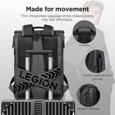 Lenovo Legion 16-inch Armored Gaming Backpack GB900, 20L Capacity, Water-Resistant, Beathable & Ergonomic Shoulder Straps, Multiple Pockets, Black