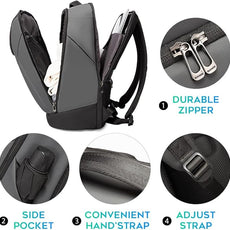 BANGE Business Commute Backpack Waterproof fit 15.6 Inch Commute backpack,Travel Durable Backpack