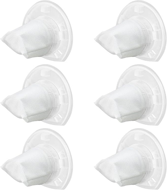6 Pack Filter Replacement for Black and Decker Power Tools VF110 Dustbuster Cordless Hand Vacuum CHV1410L CHV9610 CHV1210 CHV1410 CHV1510 BDH2000L, 90558113-01