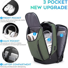 BANGE Business Smart Backpack Waterproof fit 15.6 Inch Laptop Backpack with USB Charging Port,Travel Durable Backpack