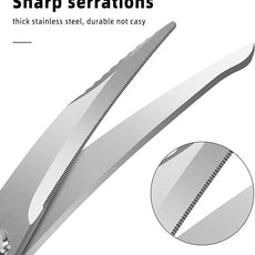 Heavy Duty Poultry Shears,Kitchen Shears,Food Scissors All Purpose for Meat Cutting,Chicken,Turkey,Fish,Dishwasher Safe Kitchen Scissors with Anti-Slip Handle