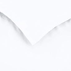 Amazon Basics Lightweight 2 Piece Microfiber Duvet Cover Set with Zipper Closure, Twin/Twin XL, Bright White, Solid